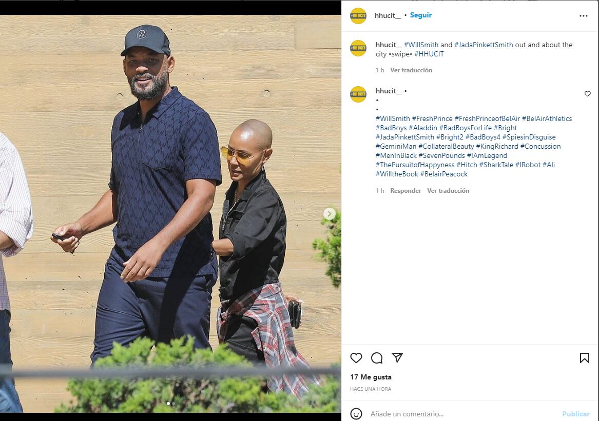Will Smith y Jada Pinkett Smith reaparecen por primera vez juntos desde los Oscar