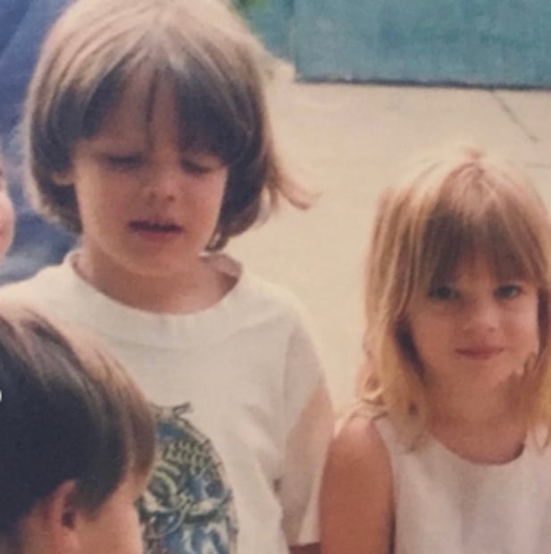 Stella Banderas y su prometido Alex Gruszynski de niños / Foto: Instagram