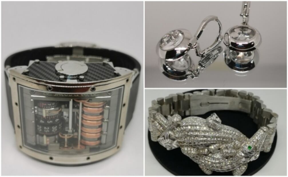 Rolex y otras lujosas joyas que serán subastadas en Los Pinos 