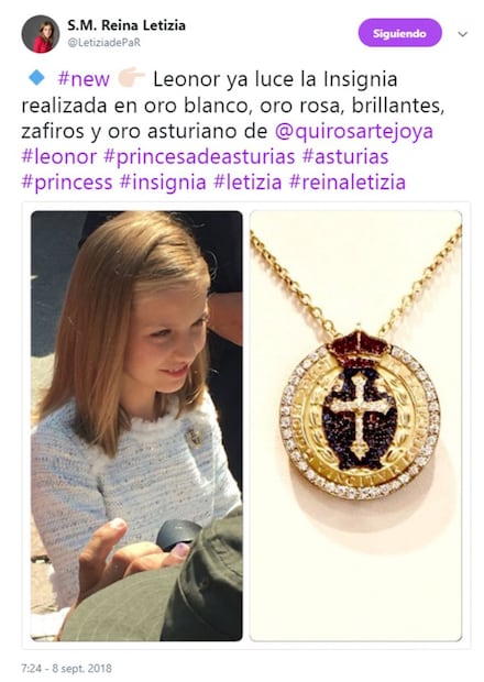 La princesa Leonor en su primer acto oficial como heredera al trono de España