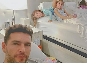 Fuera de peligro: Martín Fuentes y su hija negativos en Covid-19