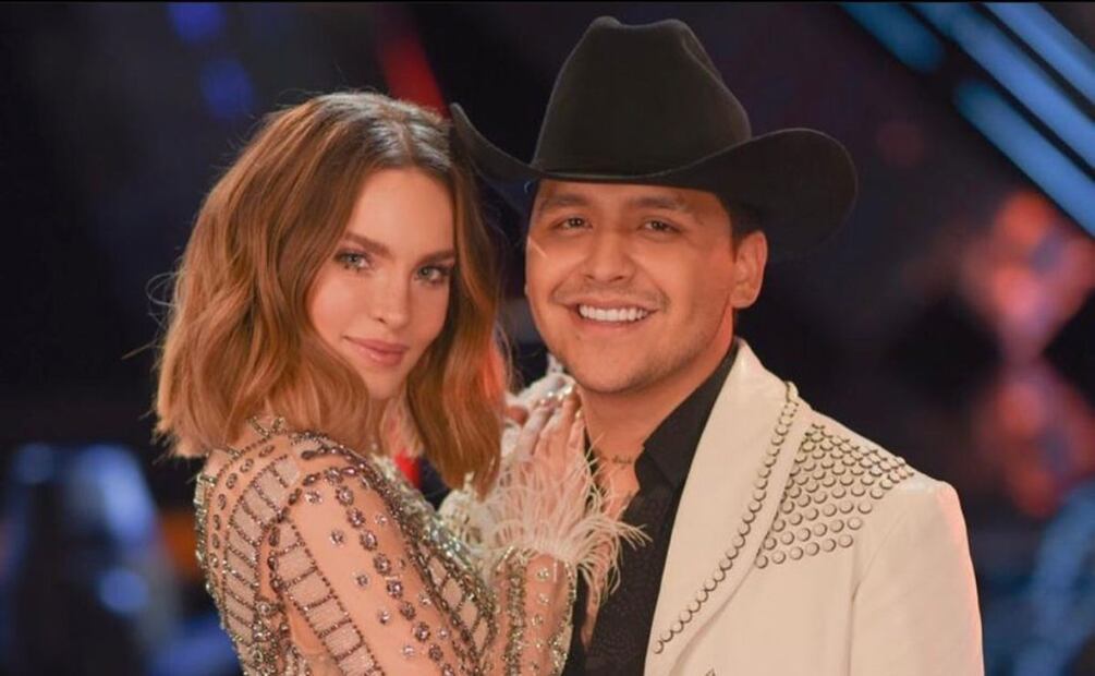 Captan a Belinda y Christian Nodal juntos en medio de rumores de truene