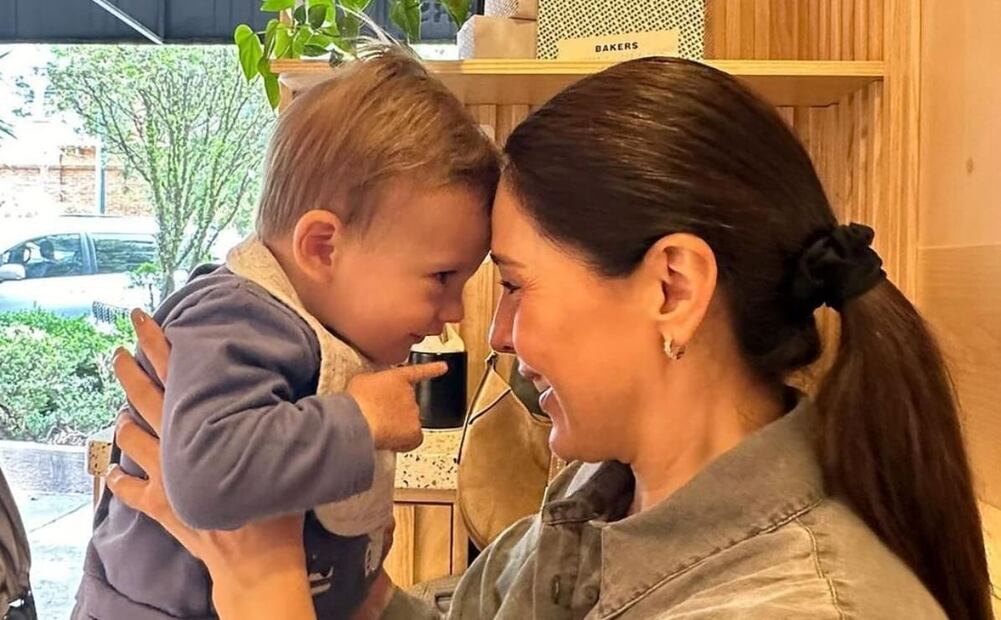La actriz Natalia Esperón celebra el Día del Abuelo con su nieto José María / Foto: Instagram