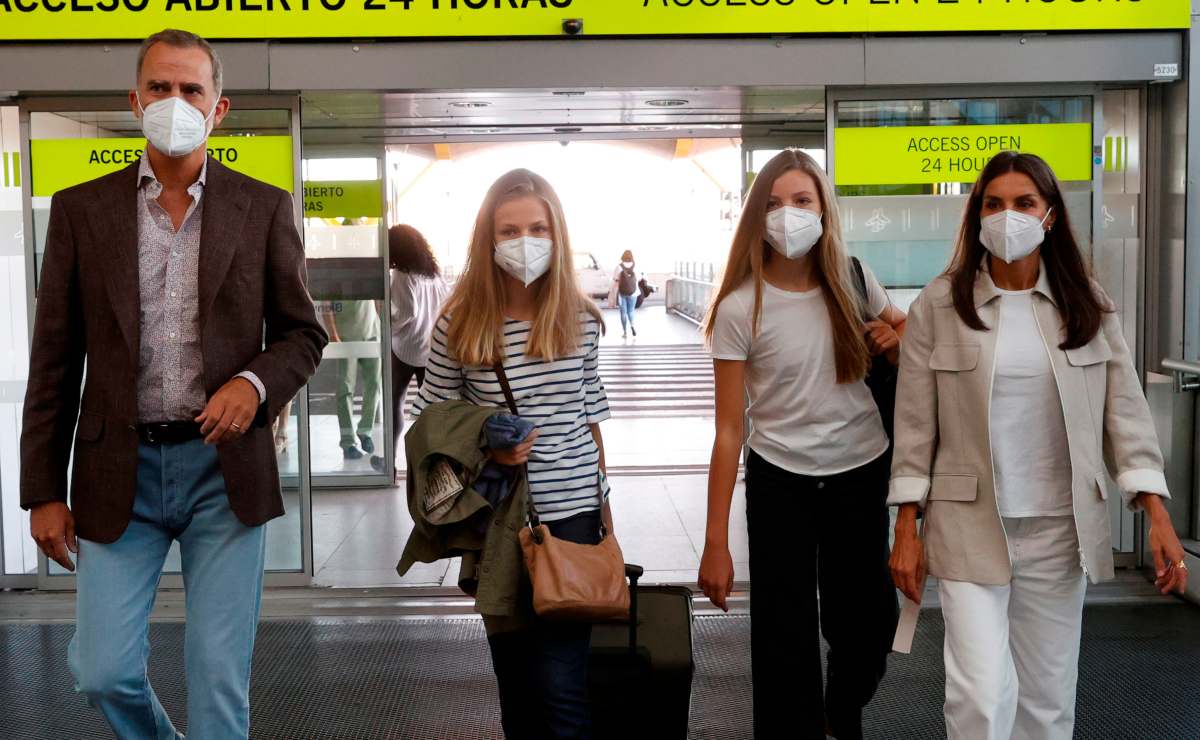 Princesa Leonor. Así se vistió en su despedida de Madrid en el regreso a clases