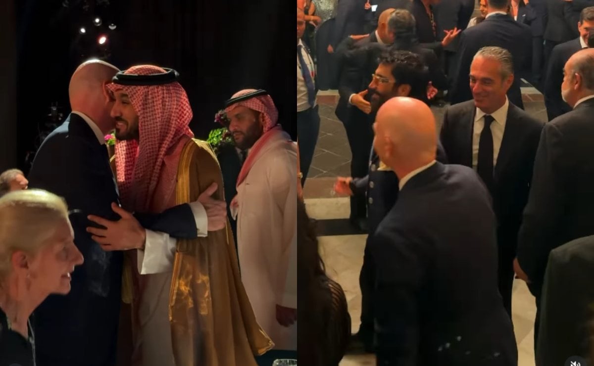 Gianni Infantino también se encontró con Carlos Slim Domit y Alejandro Fernández / Fotos: Instagram
