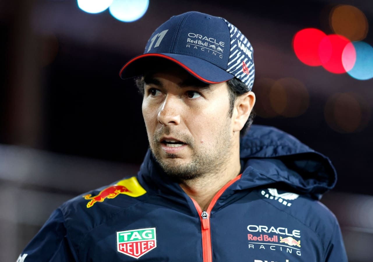 Sergio 'Checo' Pérez durante el GP de Las Vegas 2023 / AFP
