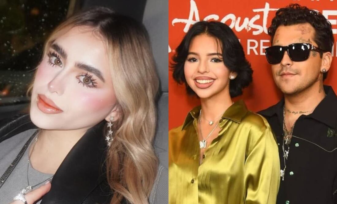 Amely Nodal, Ángela Aguilar y Christian Nodal / Fotos: Instagram