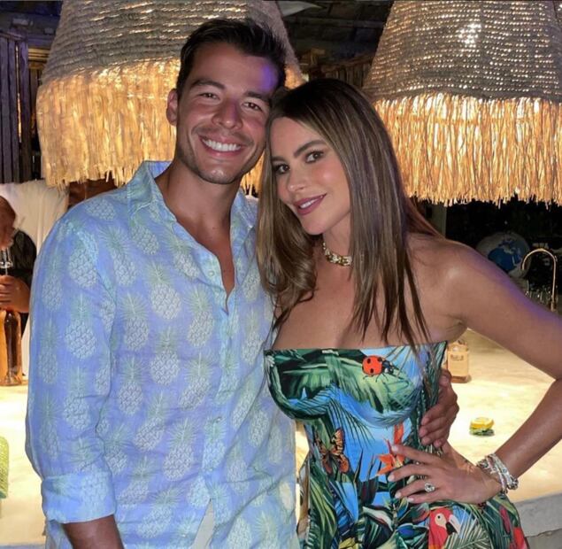 Sofía Vergara y su hijo Manolo/Instagram.