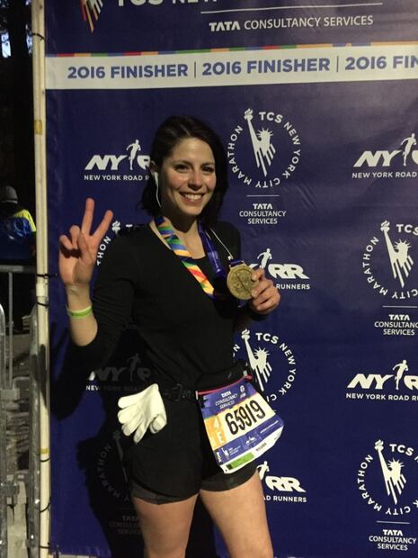 Andrea Martí corre maratón en Nueva York para ayudar a niños con cáncer