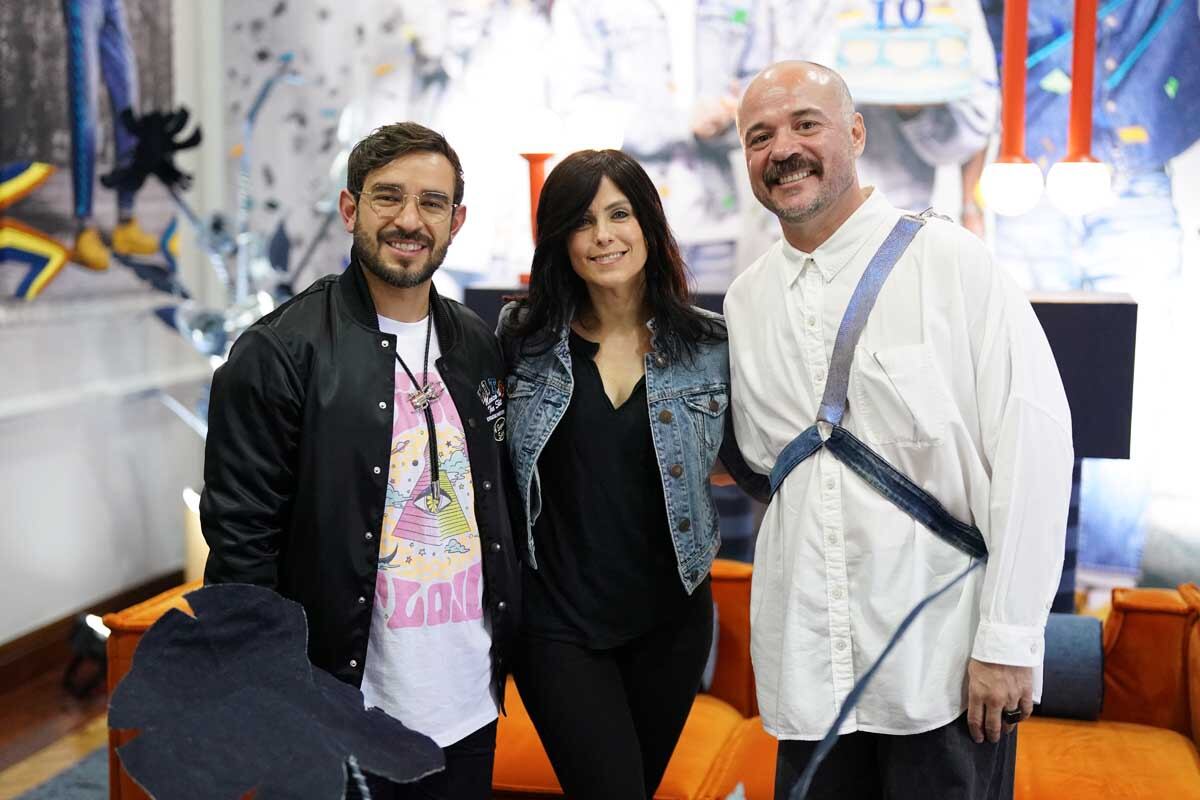 Anuar Layón, Dalia Gittler y Jesús Alvarado.  (Foto: Héptor Arjona para VIP)