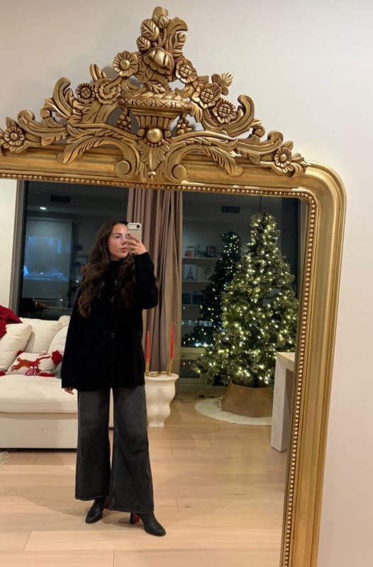 Arbolito de navidad de Aneliz Aguilar 2025/ Foto: Instagram