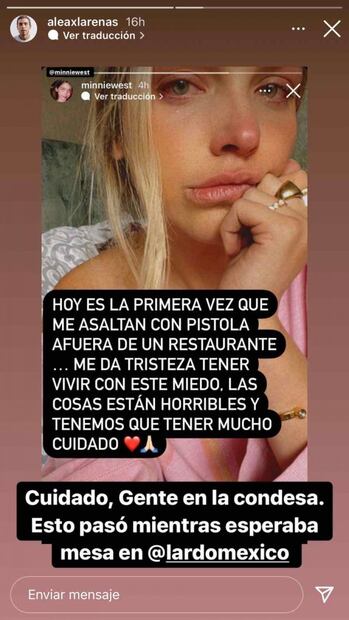 Asaltan a Minnie West, hija de Amparo Serrano, creadora de Distroller