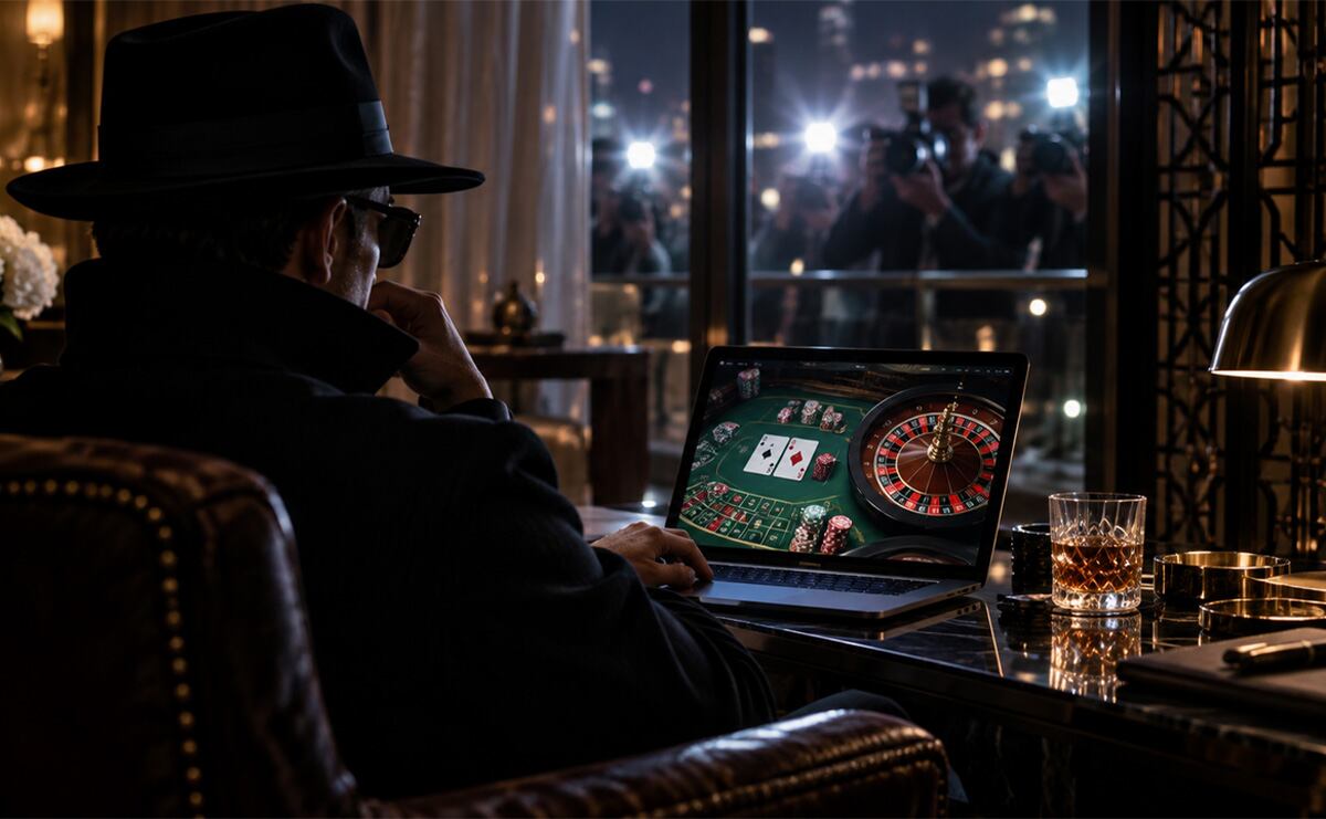 ¿Puede un famoso jugar en un casino online sin ser reconocido?