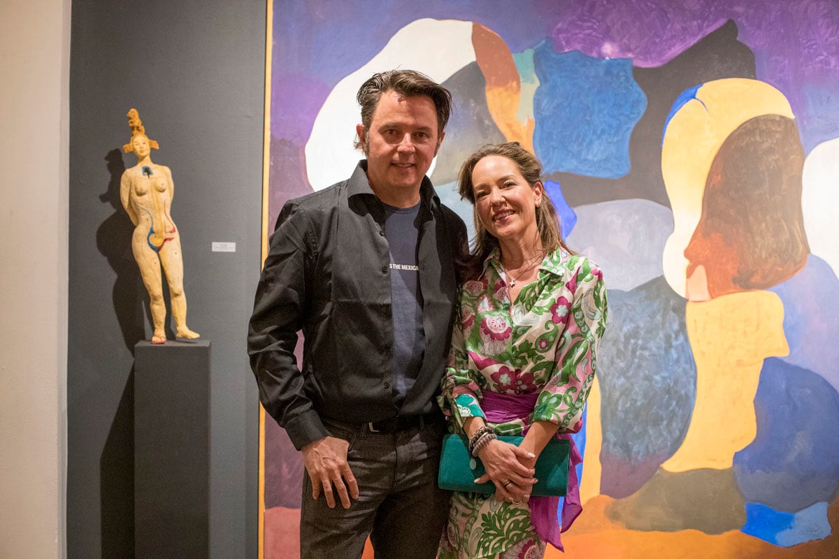 Fausto Barón y Chantal Marín. (Foto: Edgar Silva Fuentes)