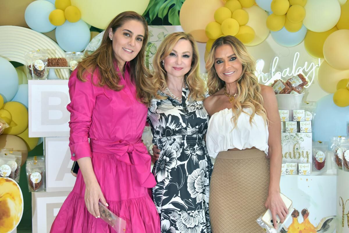 Blanca Nacer, Mariana Dancu y Vicky de Juárez. (Foto: Especial)