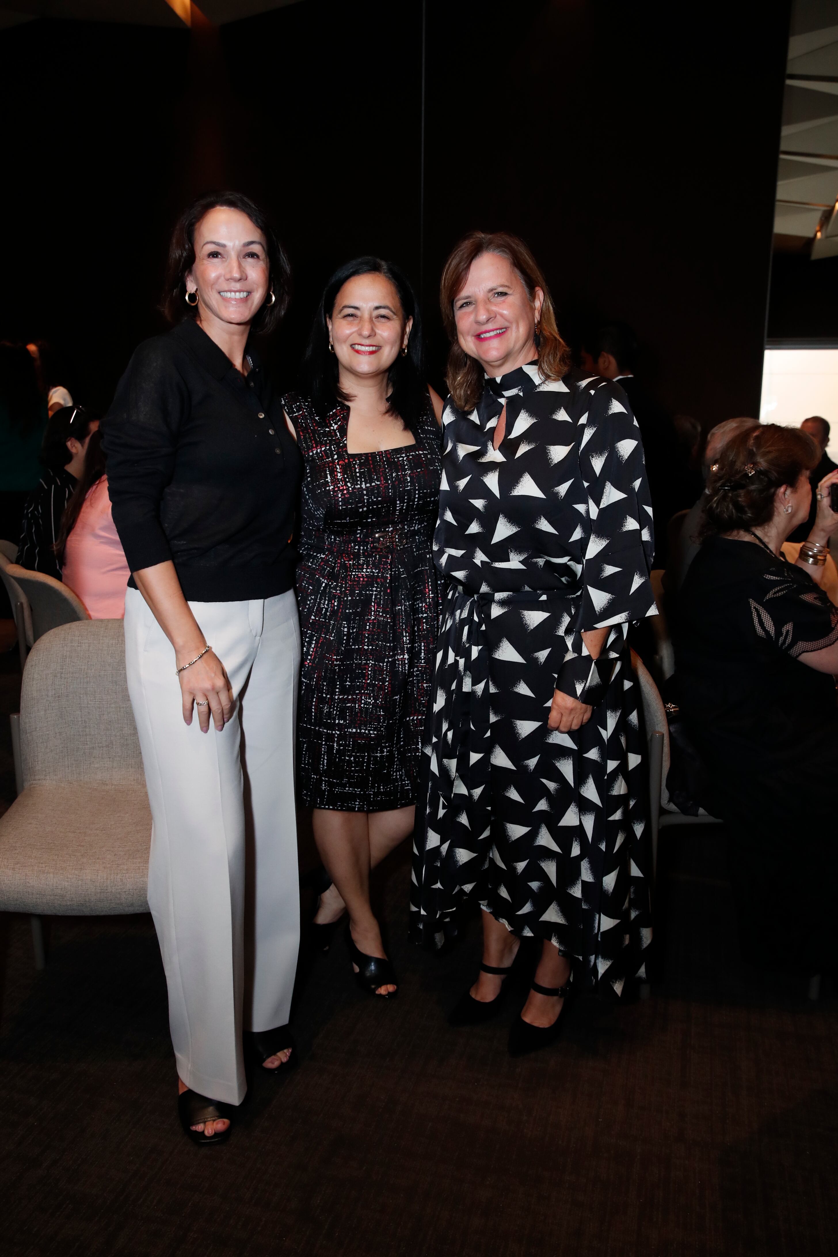 Sofía Izaguirre de García, Cecilia Caballero y Estela Villarreal. (Foto: Memo Treviño)