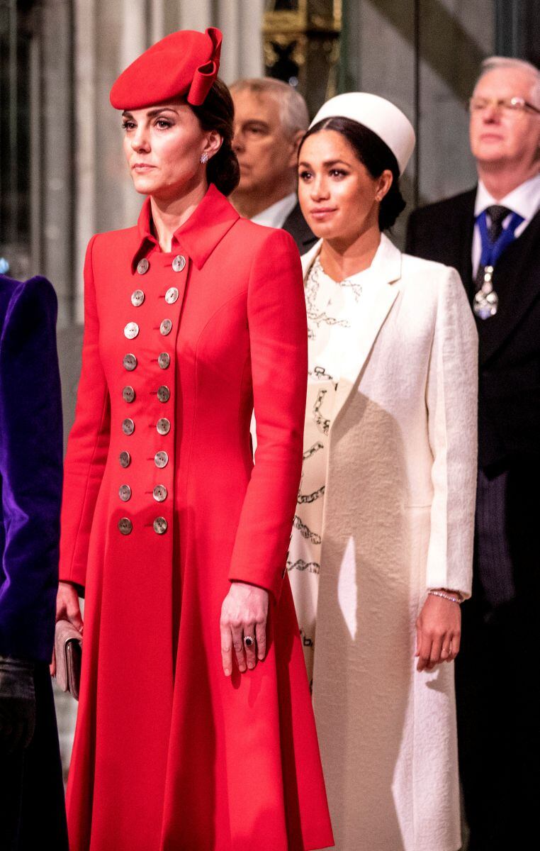 Meghan y Kate tienen algo en común: ambas acudieron al Commonwealth Day con baby bump 