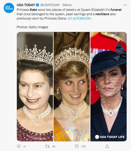 El homenaje de Kate Middleton a Isabel II de Reino Unido y Lady Di