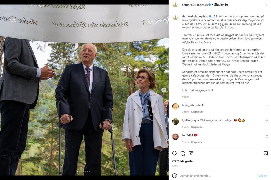 Harald de Noruega sale del hospital tras nuevo ingreso