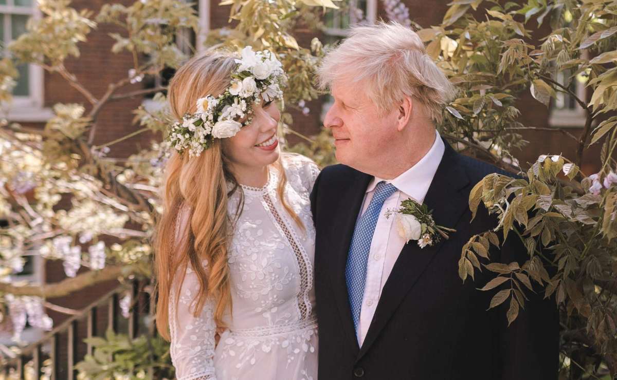 Se casó Boris Johnson, primer ministro del Reino Unido con Carrie Symonds