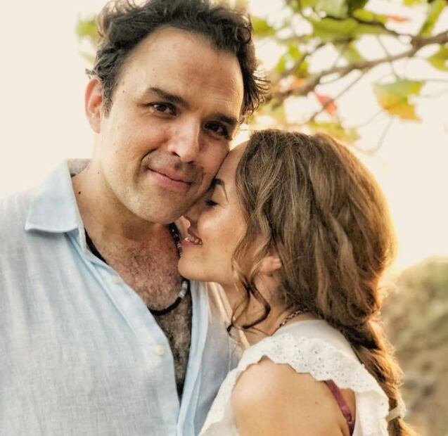 Bárbara Mori con Fernando Rovzar / Foto: Instagram