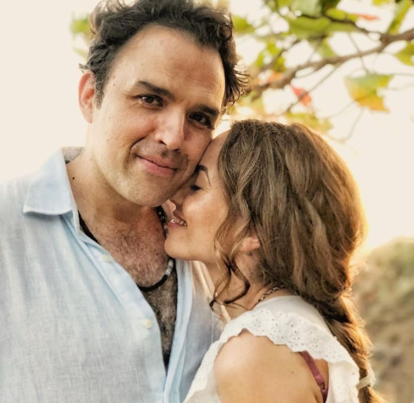 Bárbara Mori con Fernando Rovzar / Foto: Instagram
