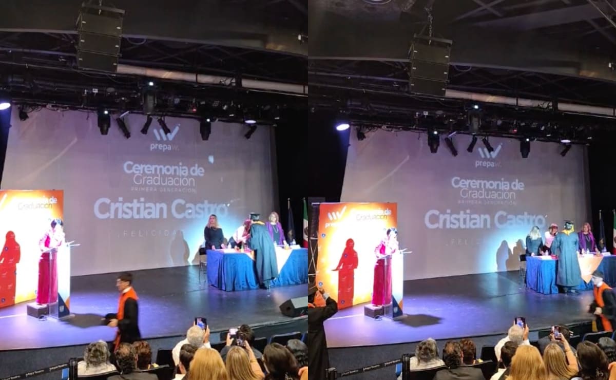Cristian Castro en su graduación. (Foto: Instagram)