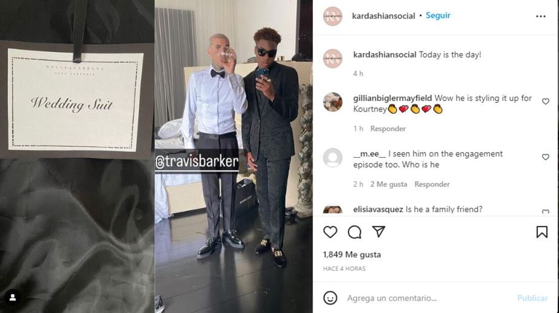 Kourtney Kardashian y Travis Barker se casan en lujosa boda en Italia