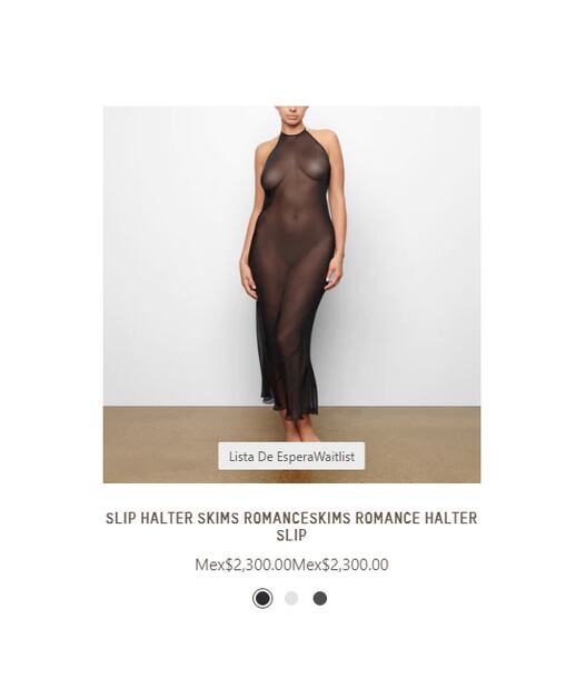 Kim Kardashian aturde con un vestido lencero transparente de Skims