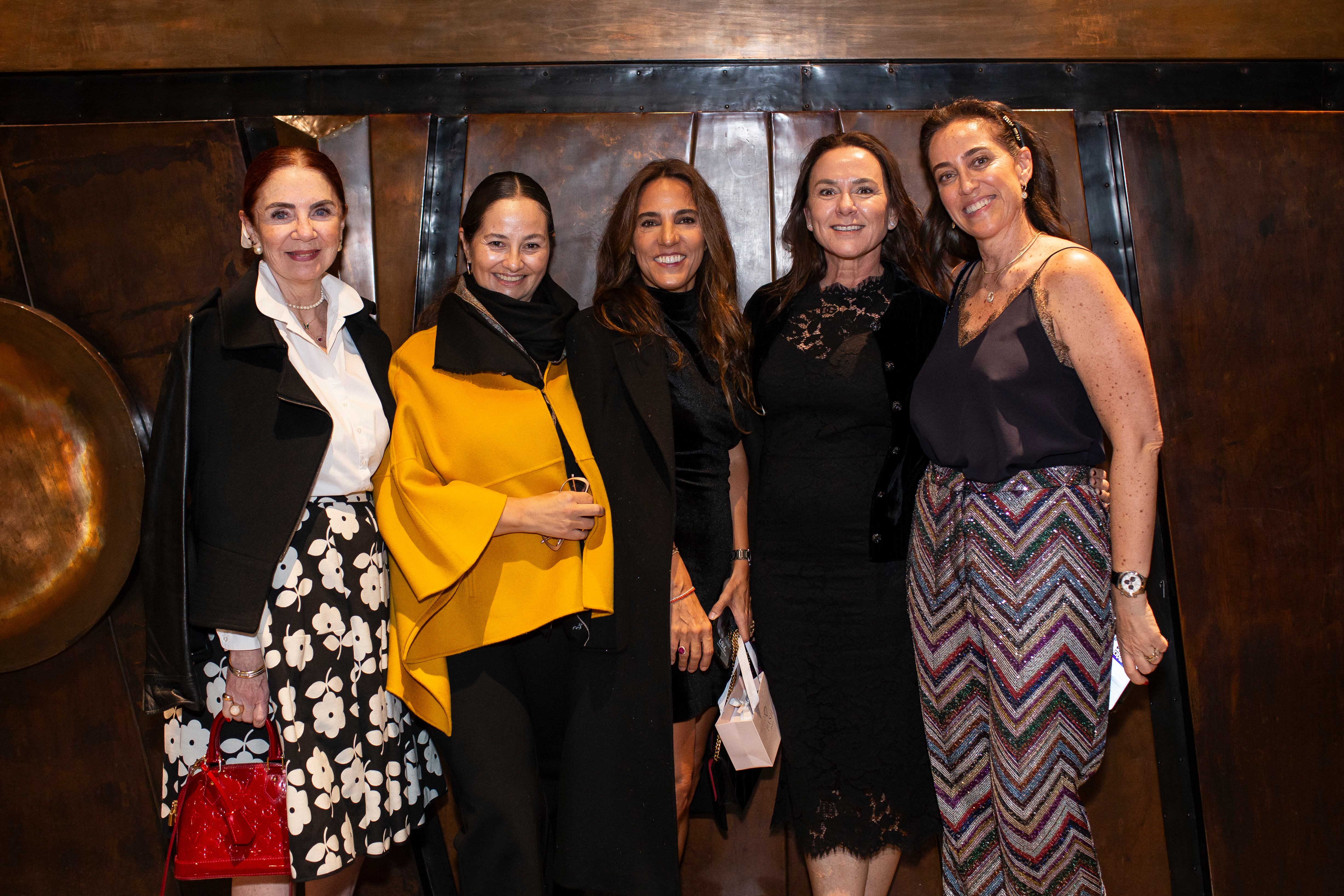 Lisette Trepaud, Patricia de la Barreda, Carla Mauri,  Barbara Maggi y Fabiola de la Madrid. (Foto: Esteban Torreblanca)