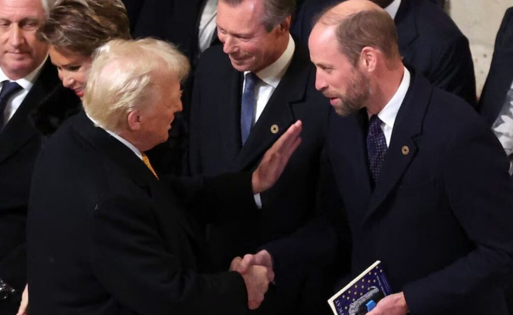 Donald Trump y el príncipe William / Foto: Getty Images