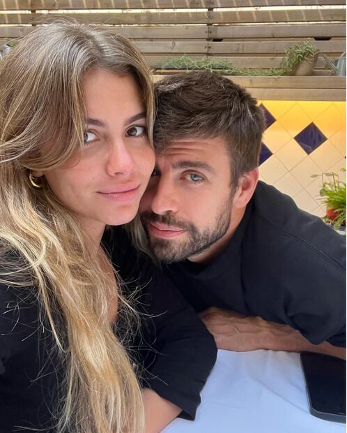 Clara Chía Martí y Gerard Piqué / Foto: Instagram