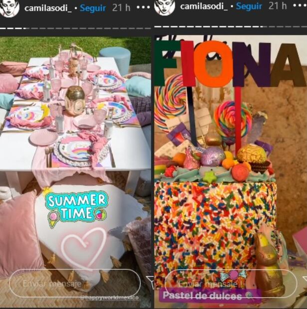 La increíble fiesta de cumpleaños de la hija Camila Sodi y Diego Luna  