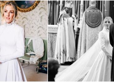 Estos son los 3 diferentes vestidos que usó Ellie Goulding en su boda