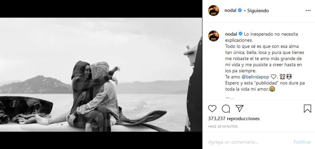 Belinda y Christian Nodal: El regalo más costoso que él le dio