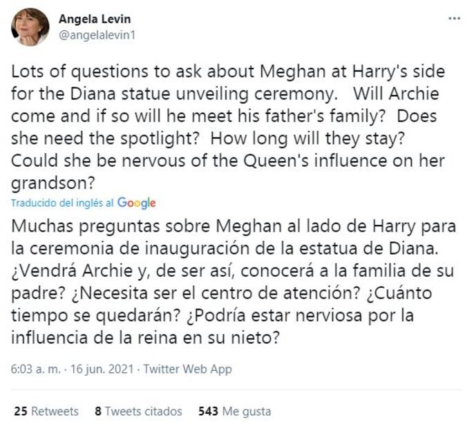 Desmienten que Meghan Markle estará con el príncipe Harry en Reino Unido