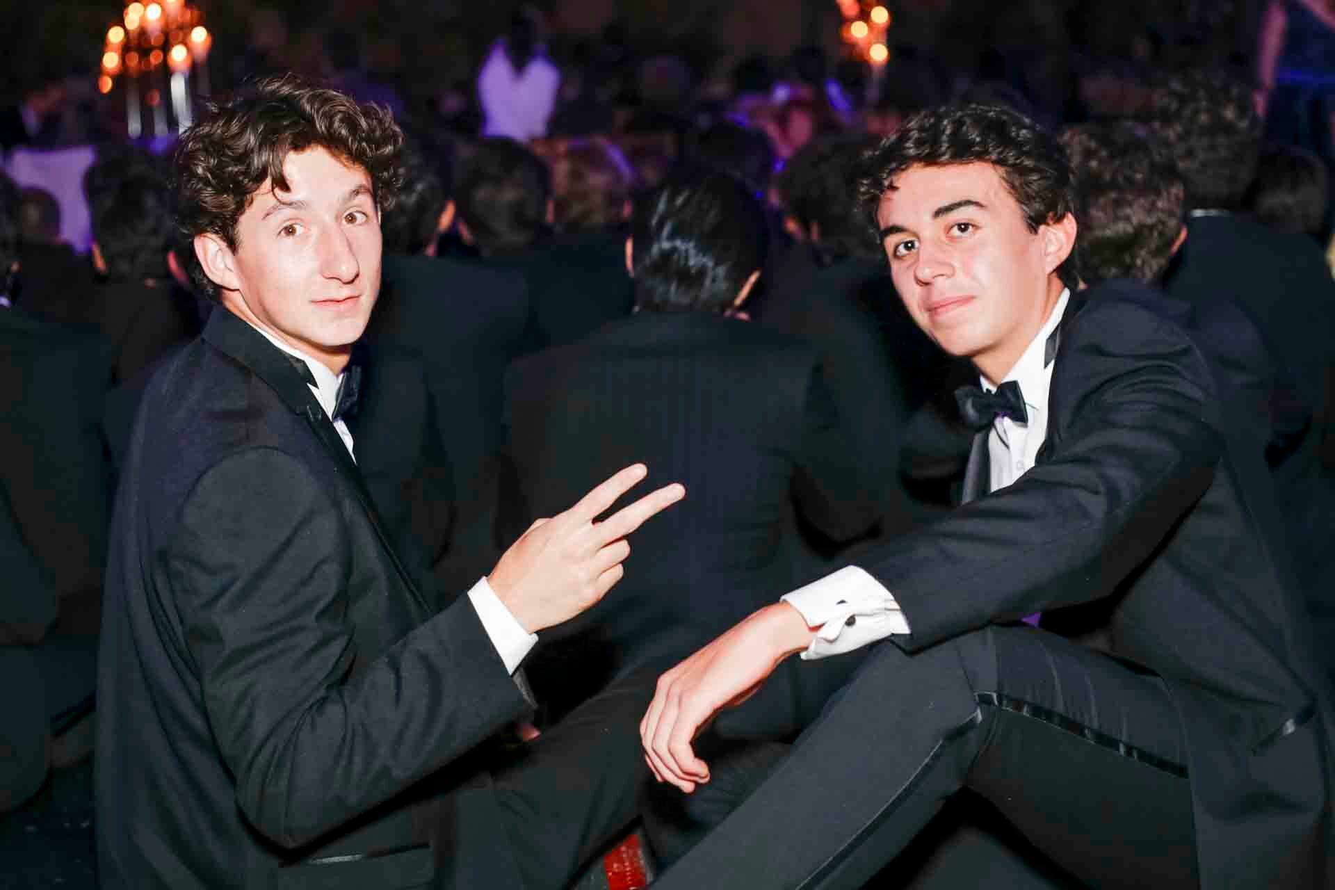 Diego Sayeg y Mateo Gutiérrez Vega. (Foto: Esteban Torreblanca)
