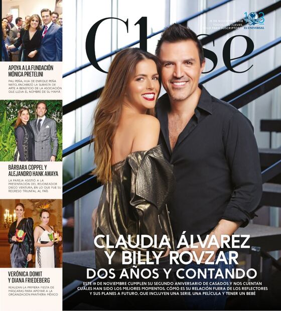  Claudia Álvarez y Billy Rovzar, una gran historia de amor y complicidad 