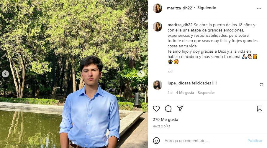 Diego Alejandro, hijo de Enrique Peña Nieto, cumple 18 años