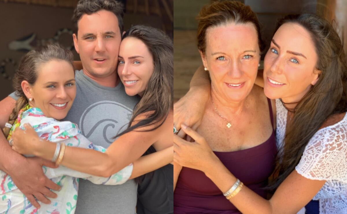 Inés Gómez Mont con sus hermanos y su mamá. (Foto: Instagram)