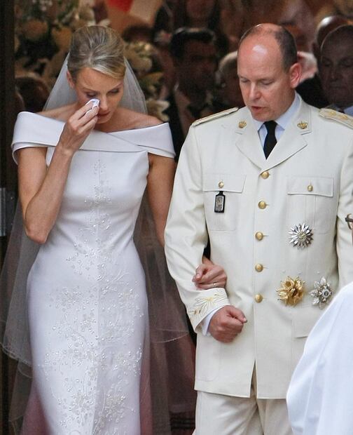 Charlène de Mónaco en su boda con el príncipe Alberto / Foto: EFE