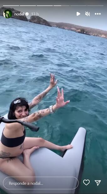 Christian Nodal y Cazzu, su novia desde hace más de un año / Instagram