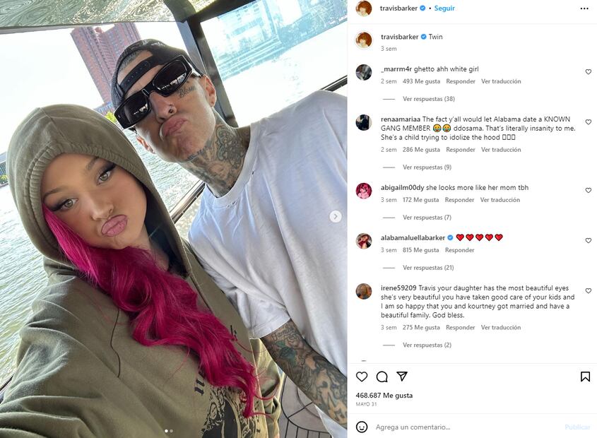 Alabama Luella Barker nació el 24 de diciembre de 2005 / Instagram