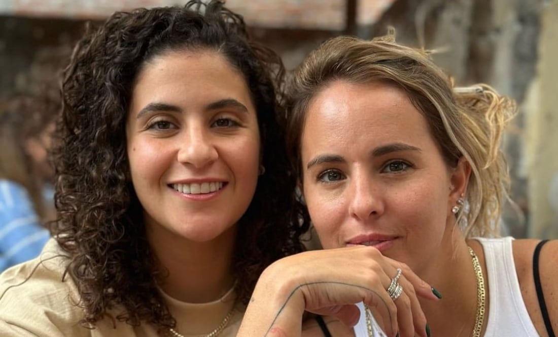 Saskia Niño de Rivera y Mariel Duayhe esperan su primer bebé juntas