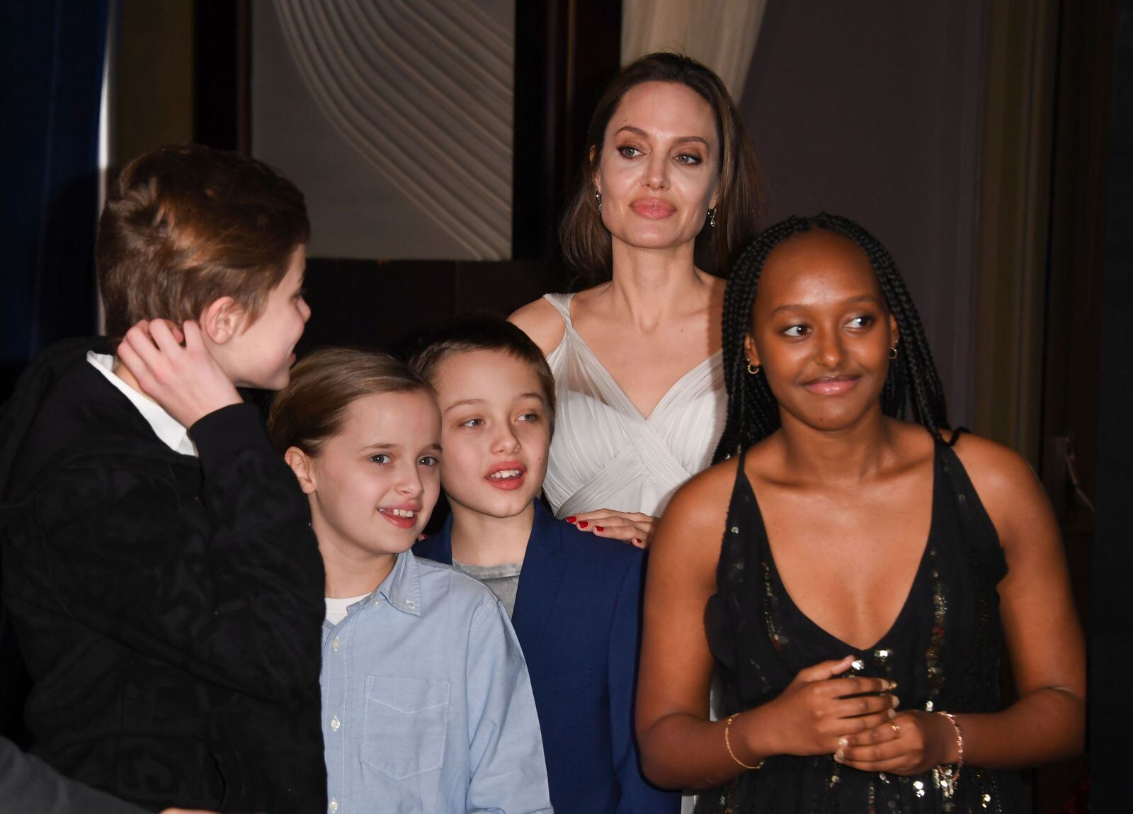 Angelina Jolie y sus hijos fueron el centro de atención en la premiere de Dumbo