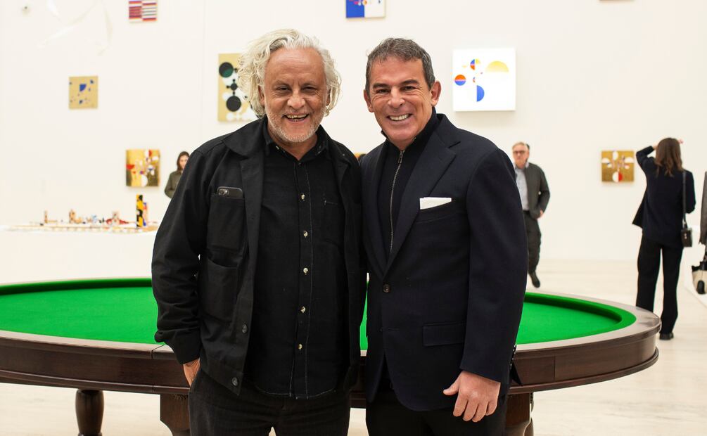 Gabriel Orozco y Eugenio López / Foto: Esteban Torreblanca - Clase