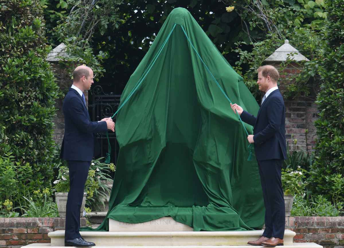 Diana de Gales: la develación de su estatua en las mejores fotos 