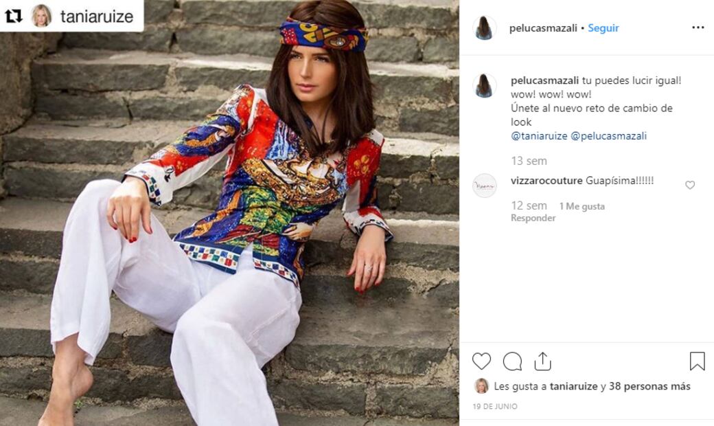 Tania Ruiz y su obsesión por las pelucas