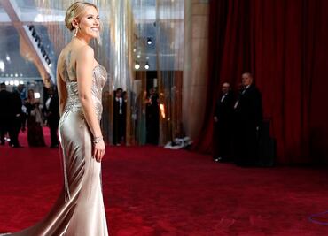Scarlett Johansson, la más sexy de la noche del Oscar