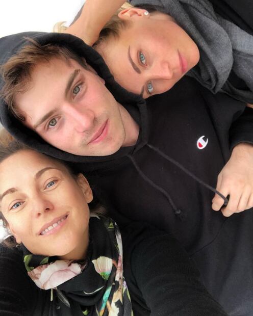 FOTO: el conmovedor mensaje de Dominika Paleta a Ludwika Paleta y su hijo 